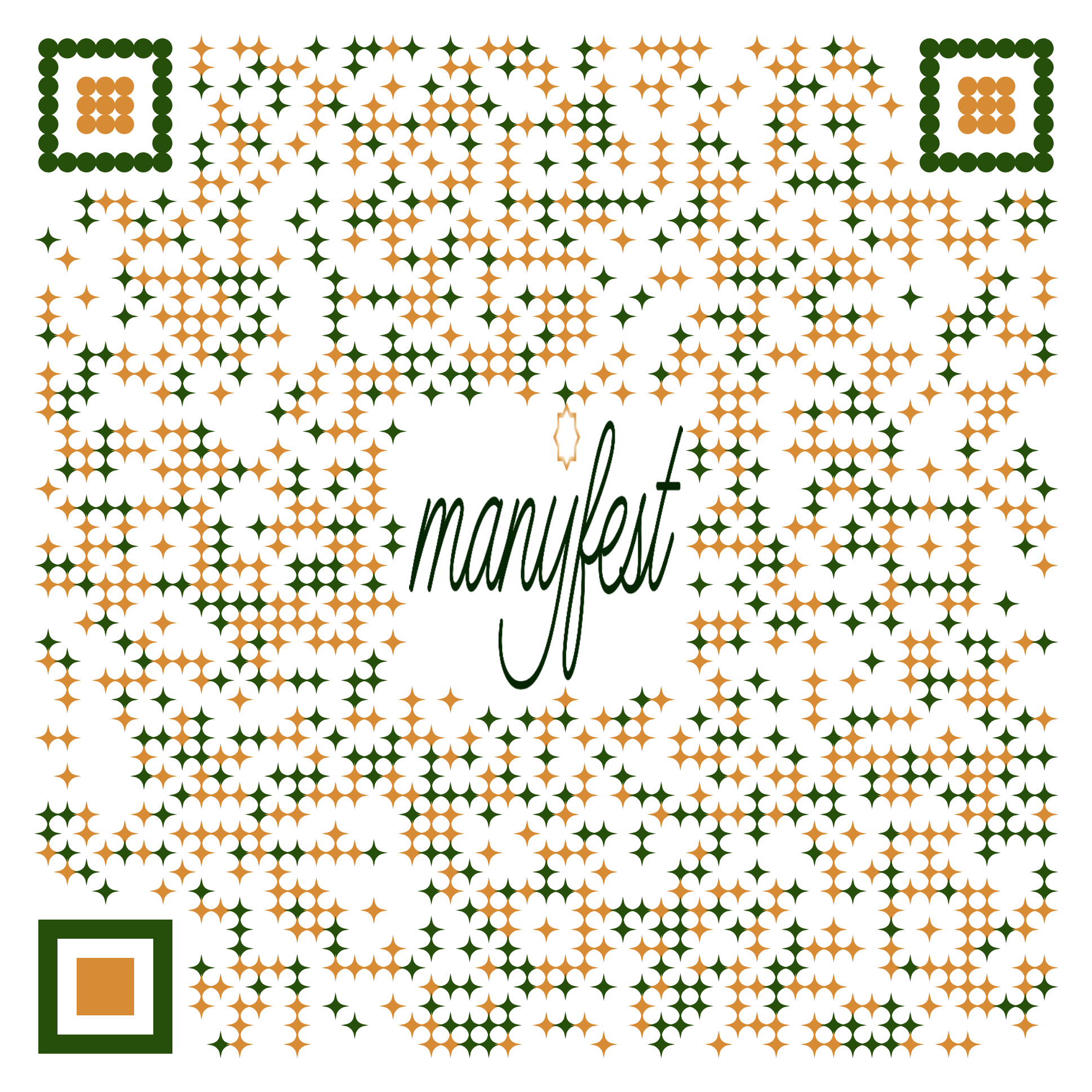 Manyfest WhatsApp QR code image